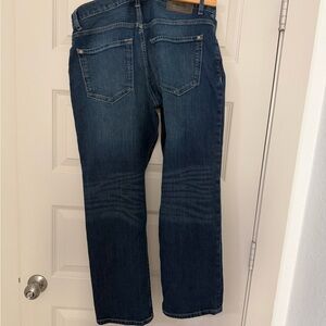 Express Deep Indigo Straight Jeans